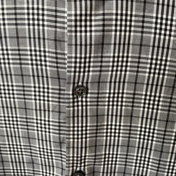 Hugo Boss Monochrome Checkered Shirt - Picture 2 of 7